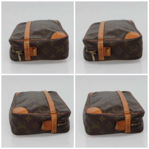 LOUIS VUITTON Monogram Compiegne 28 Clutch Bag M51845 LV Auth 128341 - Picture 16 of 16